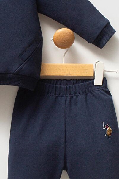 U.S. Polo Assn. Kids U.S. Polo Assn Usb2586 Baby Boy 2-Piece Set