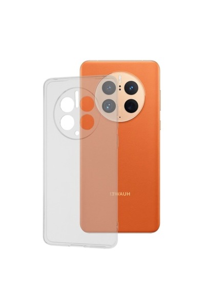 SOHO Husă compatibilă cu Huawei Mate 50 Pro, design subțire din silicon, tran...