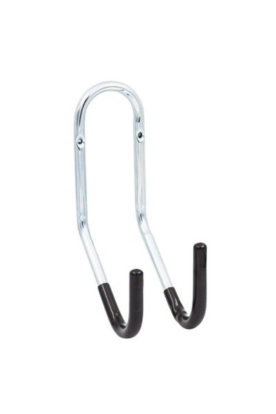 Bibilel Wall-mounted bicycle storage rack, max 20 kg, Black Silver, BBL2240