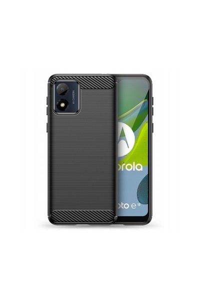 Tech-Protect Carcasă spate Tech Protect Carbon compatibilă cu Motorola Moto E...
