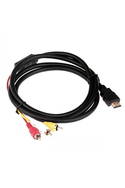 OEM HDMI to 3 RCA Cable, black, 1.5 m