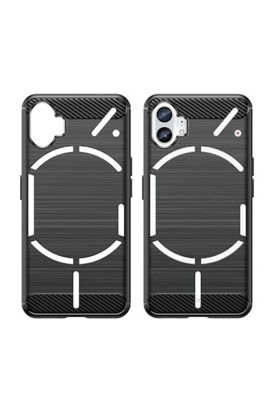 OEM Carcasă TPU Carbon for Nothing Phone (1) - Negru