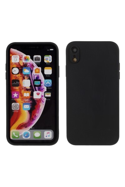 Flippy Husa protectie compatibila cu Apple iPhone XR Liquid Silicone Case Negru