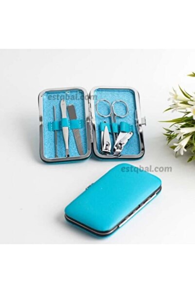 GENERAL'S Nice Queen 12-Piece Pedicure Set Favors, Light Blue Box