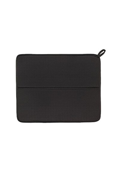SOHO Polyurethane Foam Dish Drying Mat, 44x36cm, Black