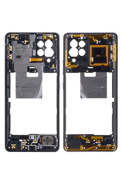 Samsung Carcasă cu ramă centrală pentru Galaxy A42 5G, neagră, Service Pack