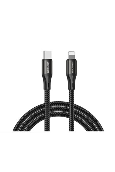 Joyroom USB-C to Lightning Cable, 20W PD, Fast Charge, 2M, Reinforced, Black