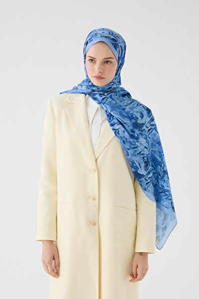 cs camellia scarf Paradise Kashmir Shawl - Blue