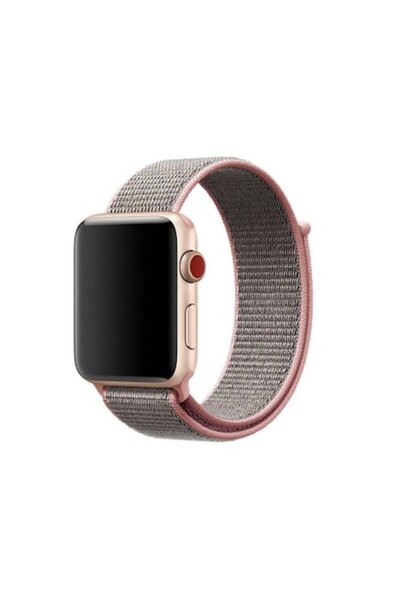 Bibilel Strap for Apple Watch, 38-40mm, Textile, Pink-Gray, SUN-BBL4192