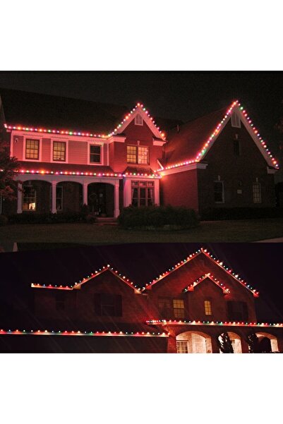 Flippy Christmas Installation, 60 m, 1440 LEDs, Luminous Hose, Multicolor, Transformer, 8 Light Patterns, S
