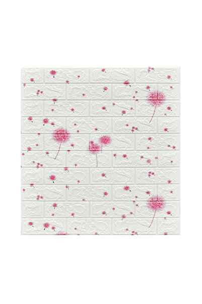 Toolsy Set 10 Placi Tapet 3D, Flippy, 70 x 77 cm, Grosime 3 mm, din Polietilena, Tip Caramida, Model Papadi