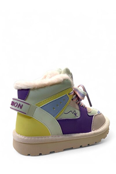 Tuğba Ortopedi 22753 Κοριτσίστικες μπότες με επένδυση από γούνα σε χρώμα πούδρα/λιλά