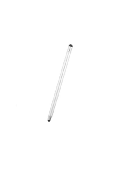 OEM Stylus Pen with 2 Tips for Tablet, Phone or Laptop Touch Screen, Silver