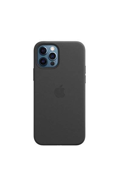 Apple Leather Case for iPhone 12 / 12 Pro with MagSafe - Black