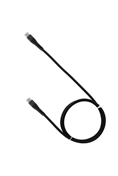 Bibilel USB-C to USB-C Charging/Data Cable, 1M, Reinforced, Black, BBL1389