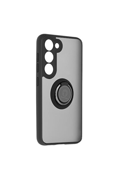 Bibilel Husa pentru Samsung Galaxy S23 Plus, inel magnetic, Negru-Transparent...