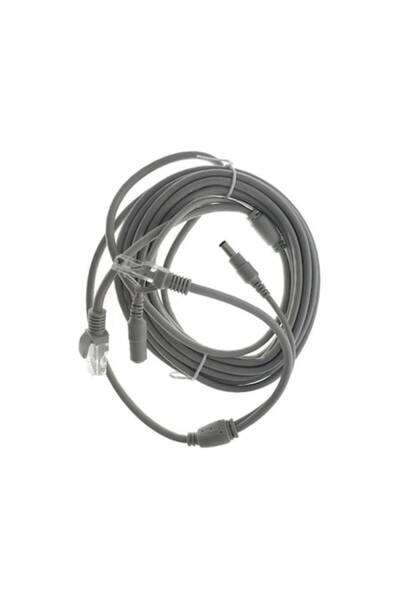 SOHO Cable for network extension and power supply, 2 x RJ45 connectors, 20 m, Grey