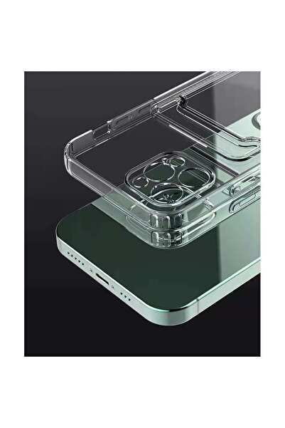 Flippy protective case with card holder for Apple iPhone 13 Pro - Transparent