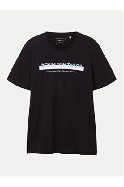 Tom Tailor Denim Ανδρικό T-Shirt 1037653 Μαύρο