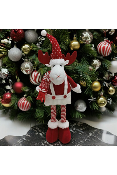 Toolsy Figurină decorativă, pentru Crăciun, ren flexibil, picioare telescopic...