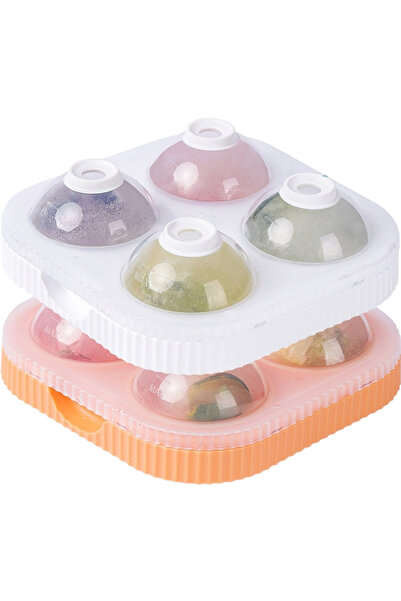 Flippy Set 2 forme sfere de gheata pentru wiskey si cocktail-uri Flippy, 4 sf...