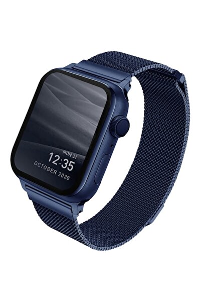 uniq Curea Dante pentru Apple Watch seria 41mm / 40mm / 38mm, albastră