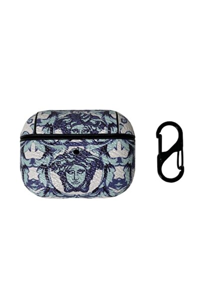 Bibilel Husă de piele cu model pentru Apple AirPods Pro, multicoloră