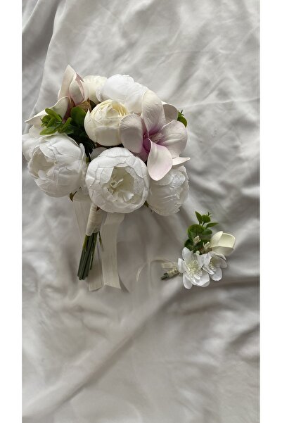 Z&B FLOWERS Gelin Buketi Gelin Çiçeği Nikah Çiçeği Şakayık Çiçeği El buketi