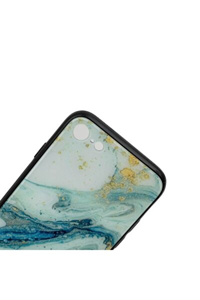 Apple Protective Case for iPhone 7/8G/SE 2020 Soft Acrylic TPU Marble Model 1
