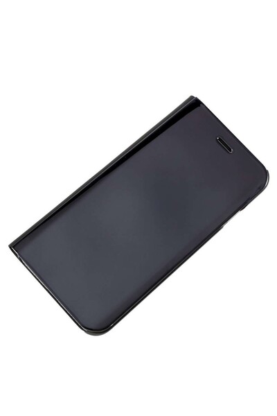 Huawei Husa P20 Lite 2019, Flip Cover Oglinda, Negru