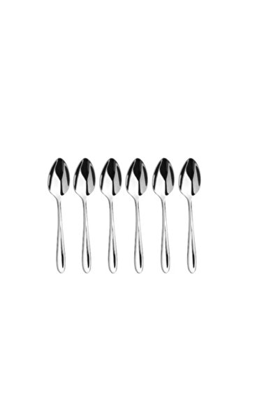 Bibilel Set of Stainless Steel Teaspoons, 6 Pieces, Arthur Price, 16.5x2.7cm, Silver