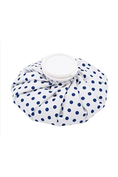 OEM Ice Bag with Blue Polka Dot Print, 23 cm
