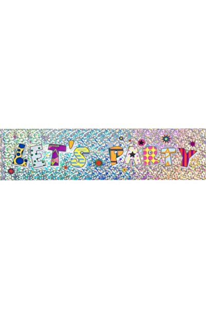 offlimits Banner metalic Let's Party, DecorCasa, 2,6 m x 11 cm