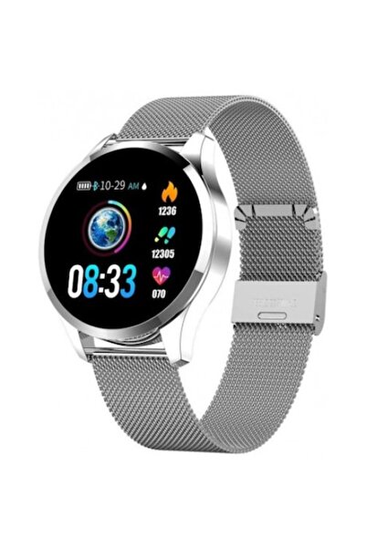 Cyclop Smartwatch Q9L unisex, 1.3 inch IPS HD, multi-sport, metal and silicone straps, Silver