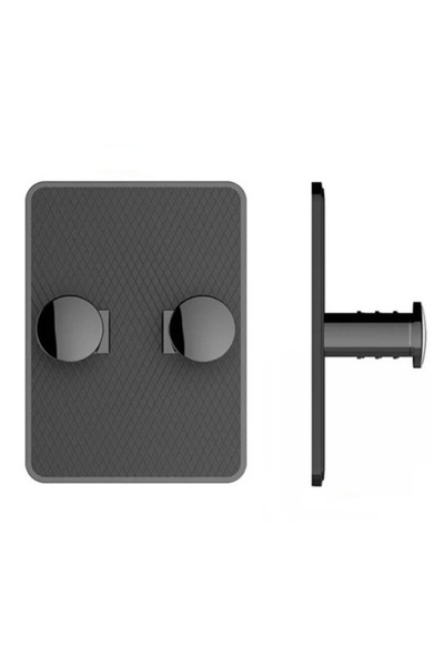 Bibilel Suport încărcător de perete, dublu adeziv, negru, RBT-BBL8082