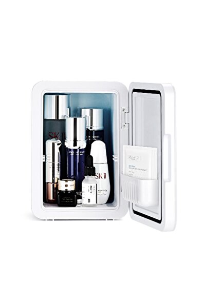 Flippy Mini Cosmetic Fridge, Flippy, Dual Heating/Cooling Function, Portable, 12L, White