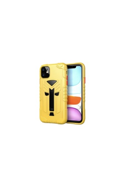 SOHO Husa pentru iPhone 11, protectie spate, bumper, Galben