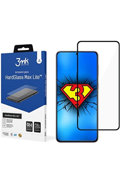 3MK Protector de ecran HardGlass Max Lite pentru Samsung Galaxy S21 5G, sticl...