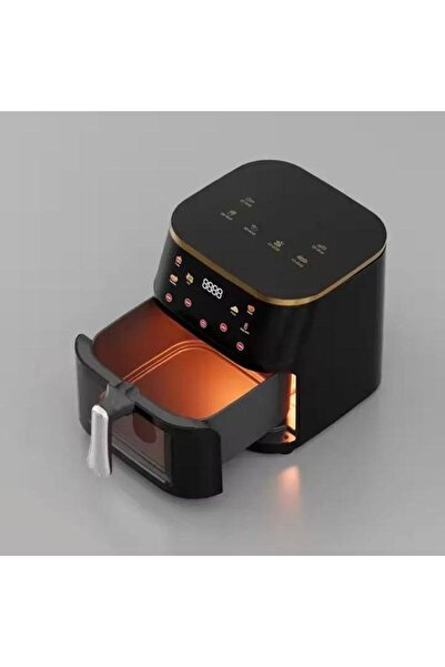 HALEY Friteuză cu aer cald AT-0021, 10L, 2400W, panou LCD tactil, 10 programe presetate, timer