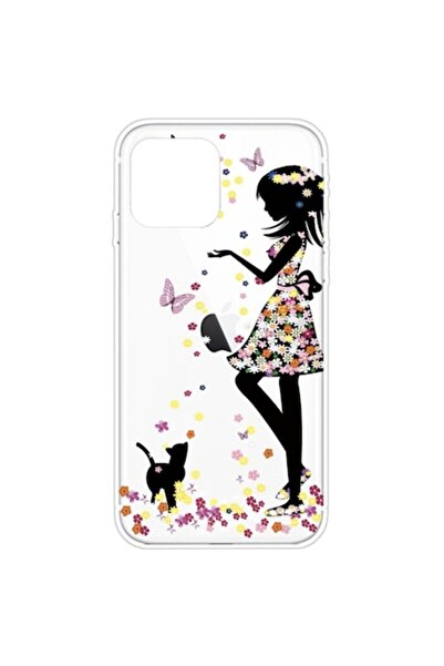 Bibilel Husa protectie spate Girl Paint ultraslim pentru iPhone 12Pro Max