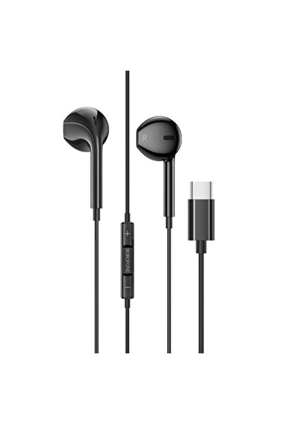 Borofone BM60 Стерео слушалки Type-C - Черни