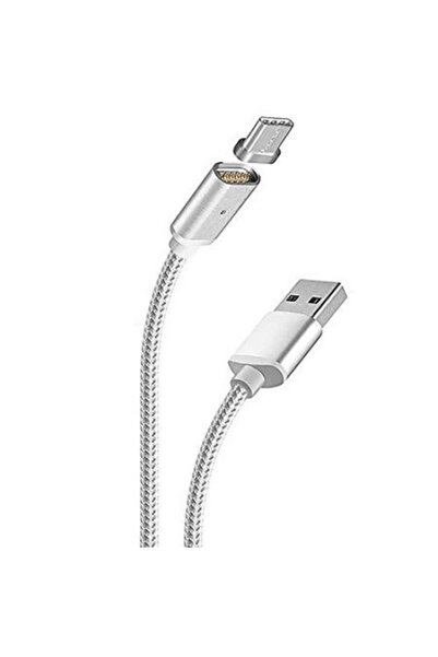 SOHO Cablu magnetic de încărcare/date tip C, 1 m, material textil ranforsat, ...