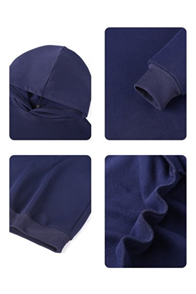 AFROGİYİM Φούτερ με κουκούλα με στάμπα California Palm με 2 κλωστές