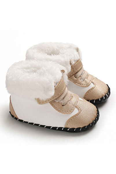 Superbaby Ghetuțe bebeluși pentru primii pași, îmblănite, cu arici și șiretur...