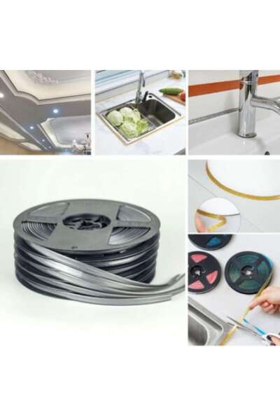 SOHO Multifunctional Waterproof Adhesive Band, 600 x 8 mm, Gray