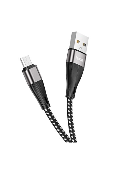 Hoco Cablu de date și încărcare USB-A la microUSB X57 Blessing, 18W, 1m, Negru
