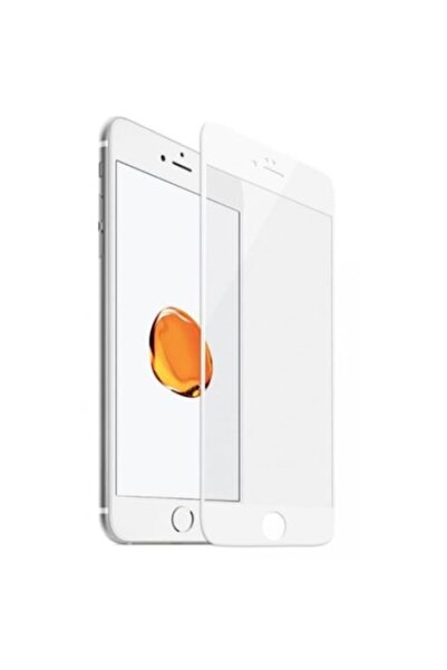 Bibilel Protector de ecran din sticlă securizată compatibil cu iPhone 8, alb