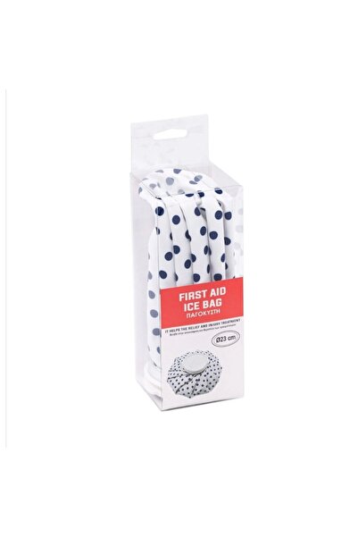 OEM Ice Bag with Blue Polka Dot Print, 23 cm