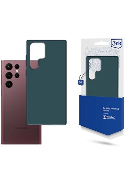 3MK Θήκη για Samsung Galaxy S23 Ultra S918, 3MK, Ματ, Πράσινο