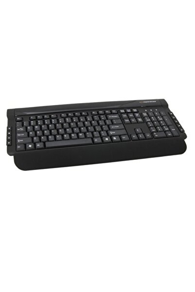 SOHO USB Keyboard with Low Profile and Multimedia Keys, Black